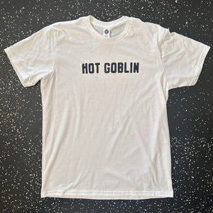hand-printed HOT GOBLIN tee